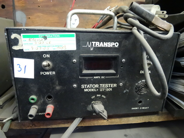 lot 31 image: Transpo Stator Tester Model ST-501