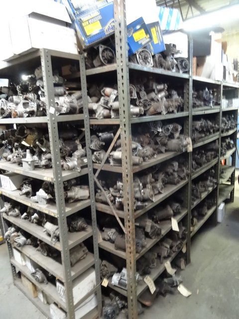 lot 62 image: 7 Sections Of Metal Shelving 84 Tall,
