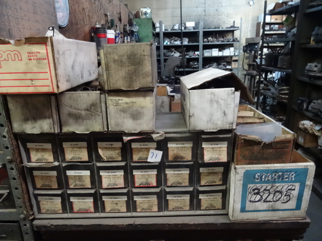 lot 71 image: Hardware Cabinet and Boxes Of Mostly Bushings