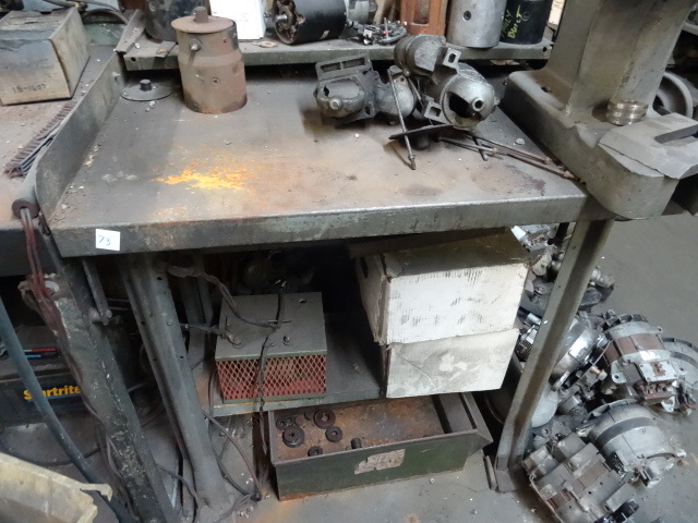 lot 73 image: Metal Work Bench. 36 X 32 X 36
