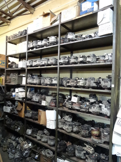 lot 76 image: Metal Shelving Unit. 110 X 18 X 110