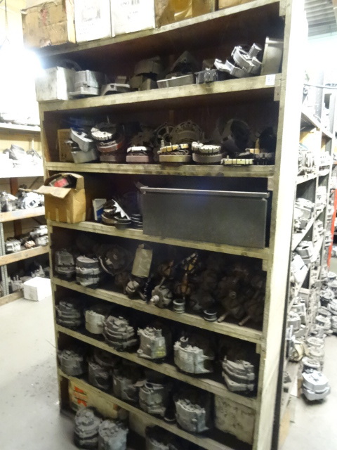 lot 87 image: Wood Shelving Unit 48 X 12 X 81