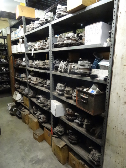 lot 88 image: 3 Metal Shelving Units