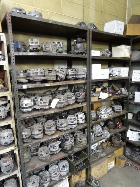 lot 90 image: 4 Metal Shelving Units 36 X 18 X 87