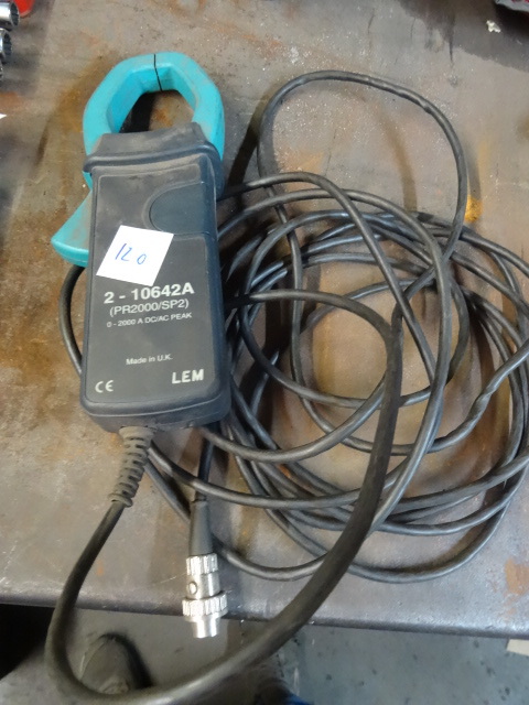 lot 120 image: Clamp On Amp Reader. 2-10642A