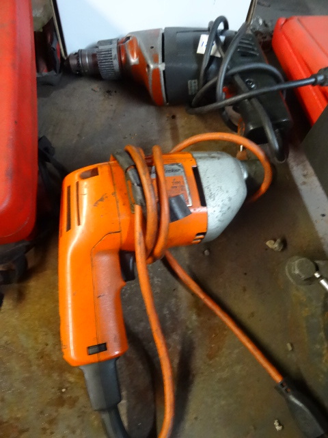 lot 127 image: 2 Electric Drills. 318