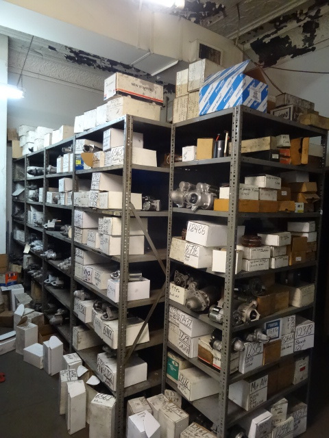 lot 133 image: 10 Metal Shelving Units. All Are 85 Tall.