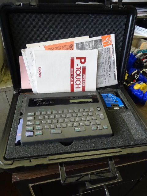 lot 140 image: Brother P Touch Model PT-20 Label Printer