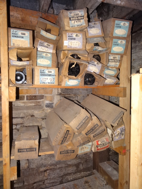 lot 157 image: Vintage New And Reman Starters And Generators
