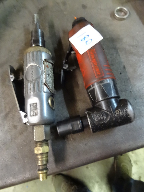 lot 180 image: Blue Point And Snap On Air Die Grinders