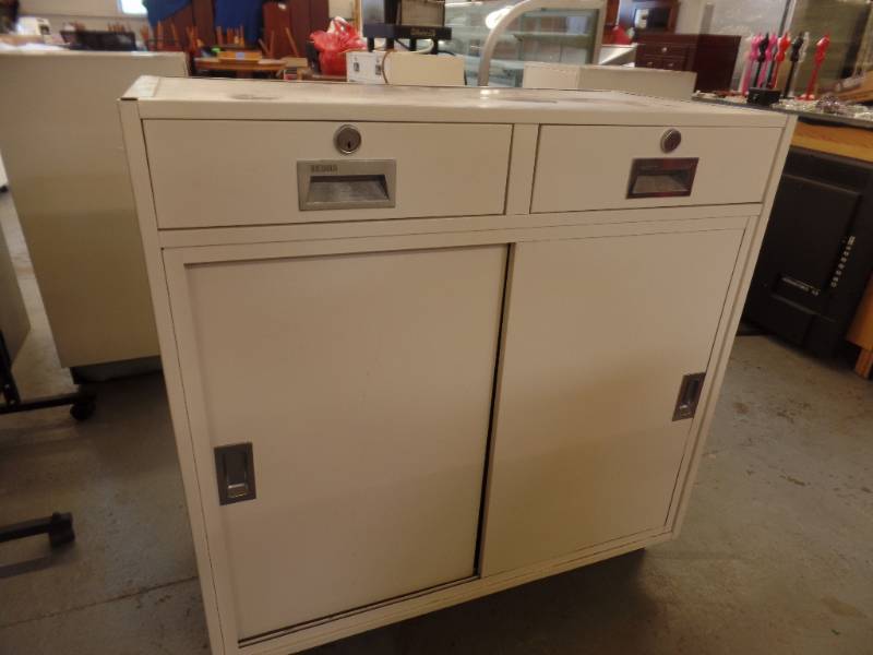 DIEBOLD METAL CABINET