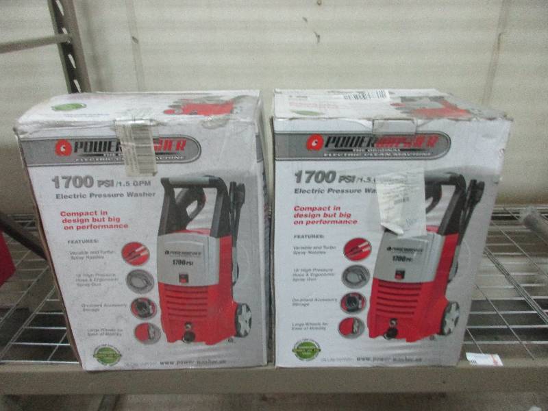 1700 psi pressure washers