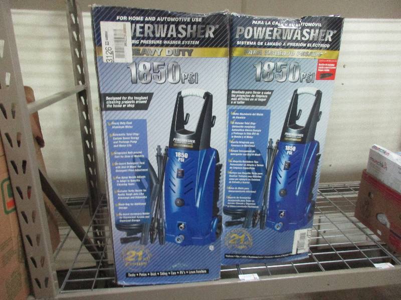 1850 psi Pressure washers