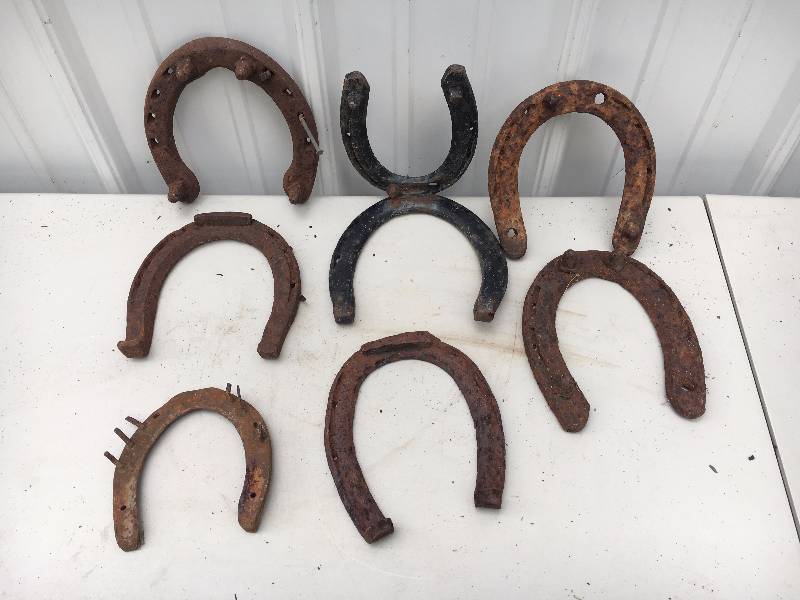 lot 24 image: Vintage Horse Shoes
