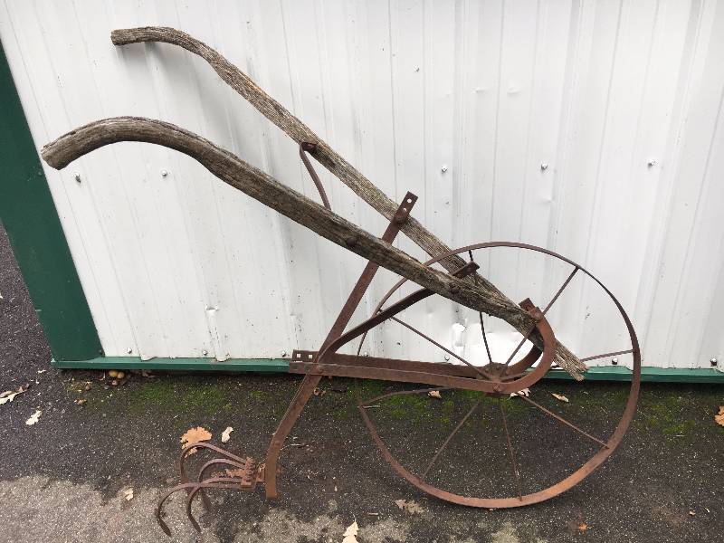 lot 39 image: Vintage Walk Behind Cultivator