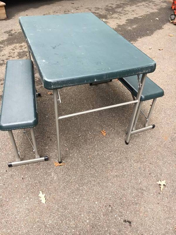 lot 56 image: Lifetime Folding Picnic Table