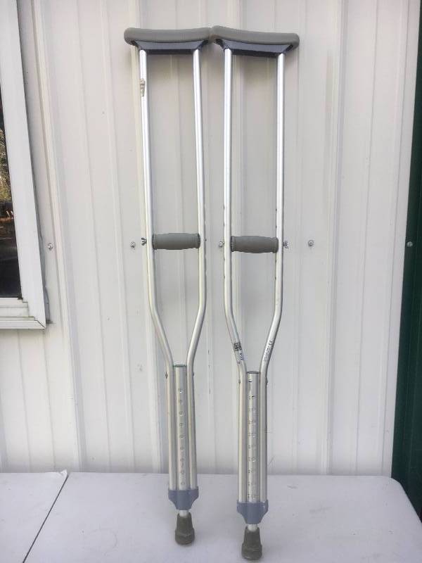 lot 128 image: Crutches