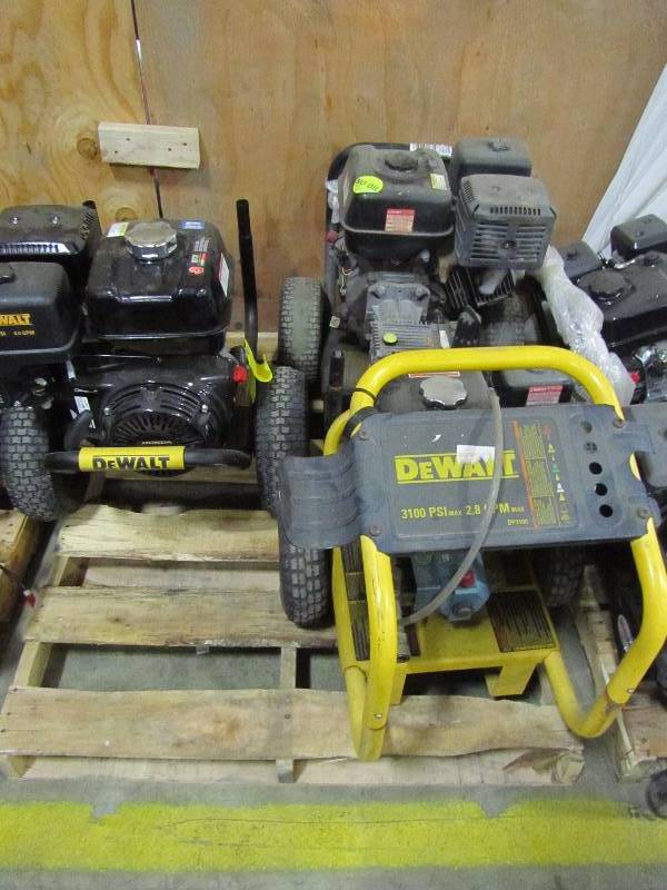 Lot of Dewalt Pressure Washers 2-4200 and 1-3100