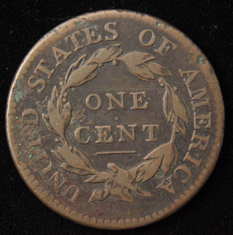 1816 US CORONET HEAD LARGE CENT GOOD