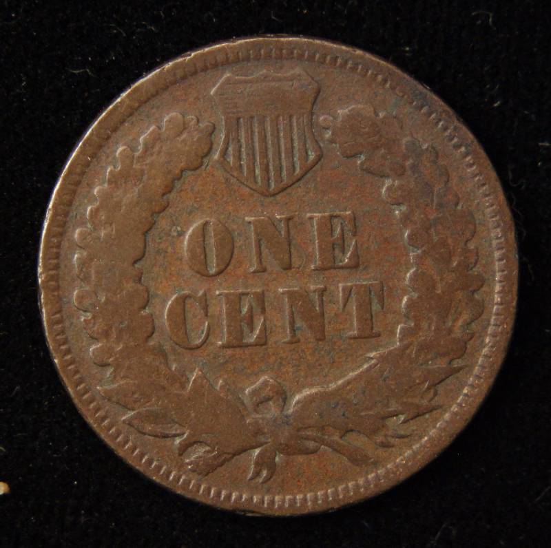 1873 INDIAN HEAD CENT FINE