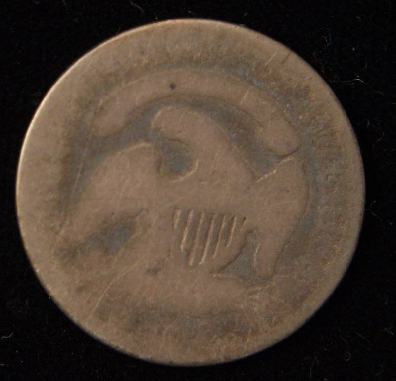 1832 US BUST SILVER DIME AG