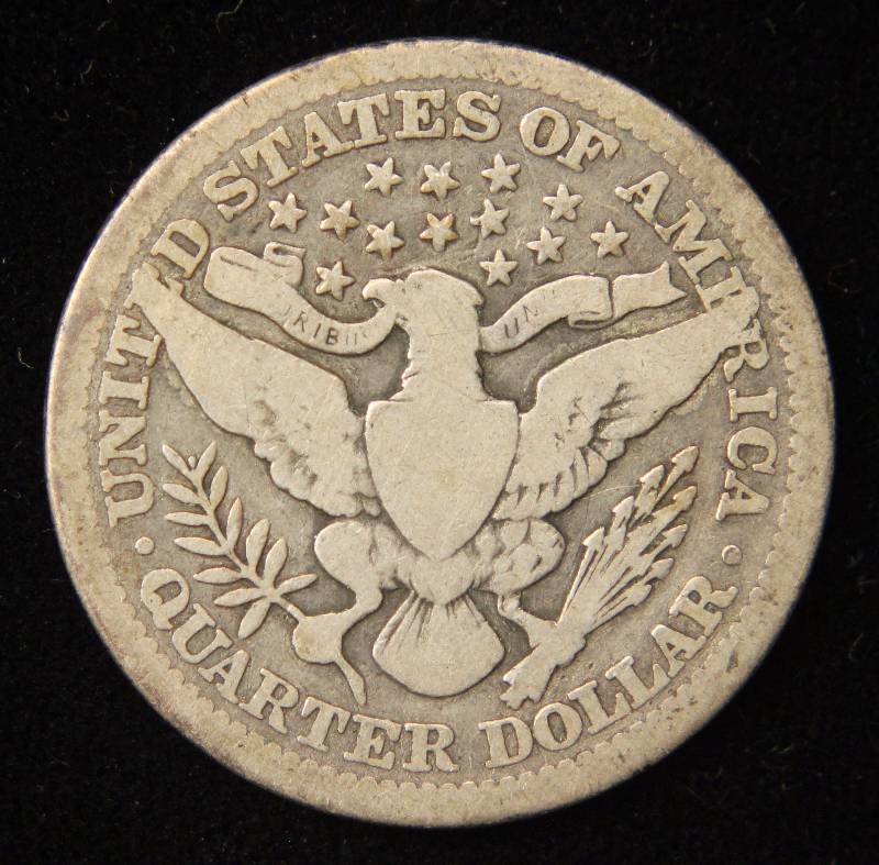 1914 US BARBER QUARTER VG