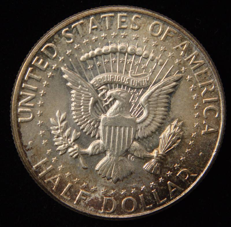 1964 KENNEDY SILVER HALF DOLLAR UNC
