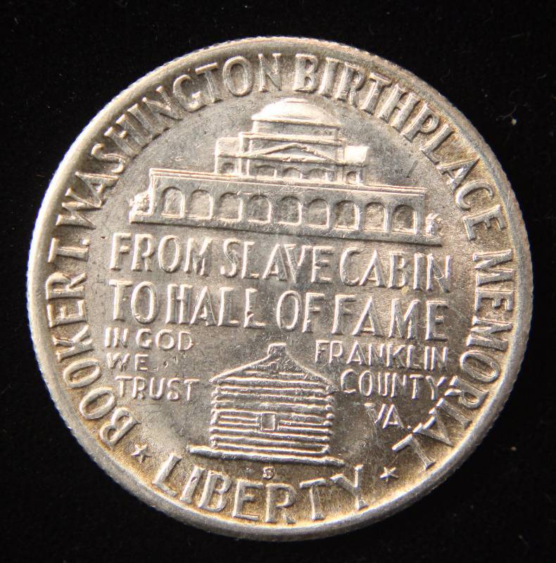 1950-S US SILVER COMMEMORATIVE BOOKER T. WASHINGTON UNC.