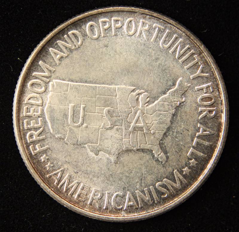 1952 US SILVER COMMEMORATIVE WASHINGTON CARVER UNC