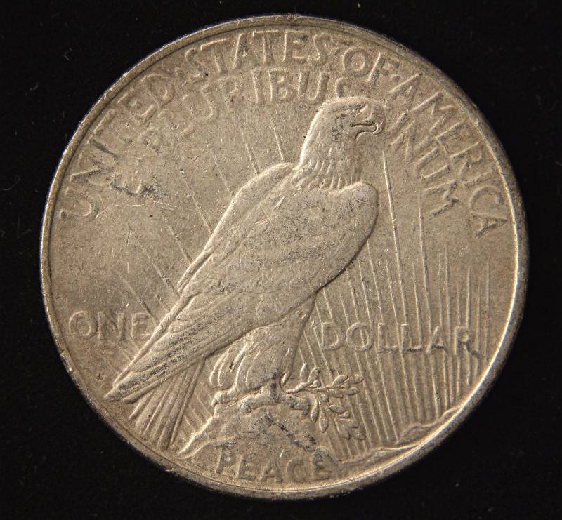 1922-S PEACE SILVER DOLLAR XF