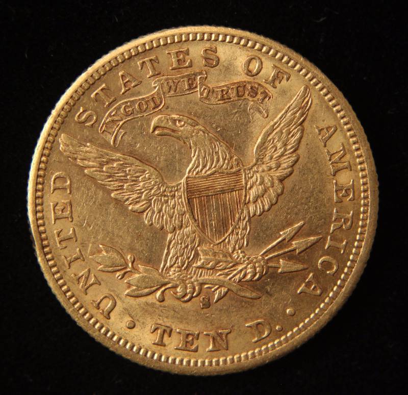 1901-S US $10 GOLD LIBERTY AU