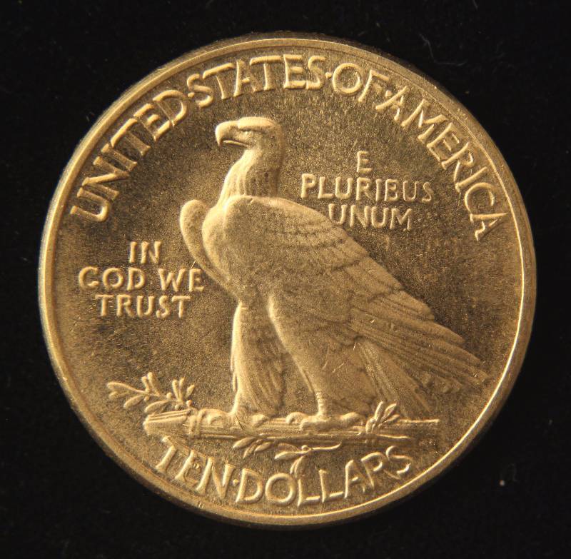 1910 US $10 GOLD INDIAN UNC