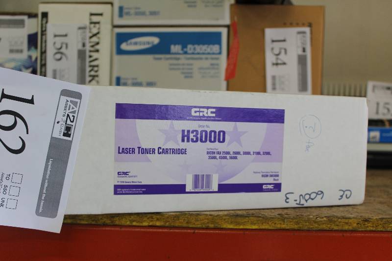 lot 162 image: GRC Ricoh H3000 Laser Toner Cartridge