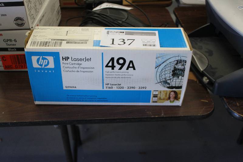 lot 137 image: HP 49A Ink Cartridge