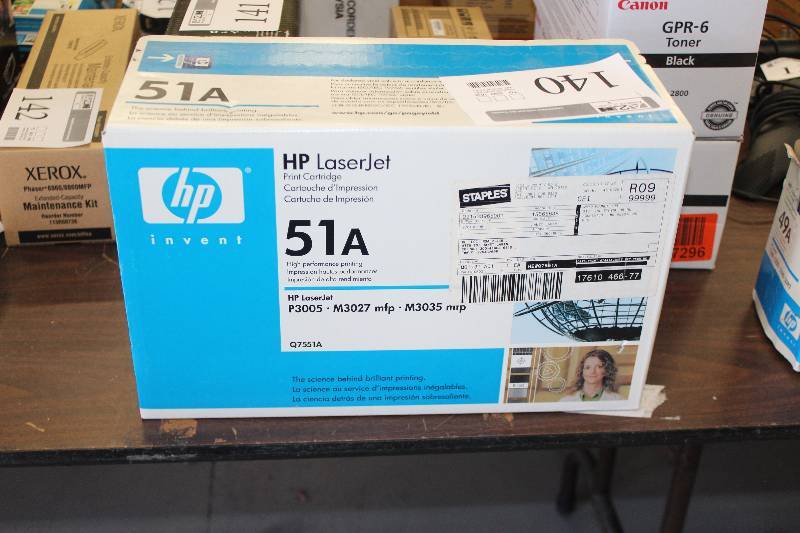 lot 140 image: HP LaserJet 51A Ink Cartridge
