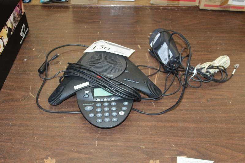 lot 136 image: Polycon Desktop Phone Intercom System
