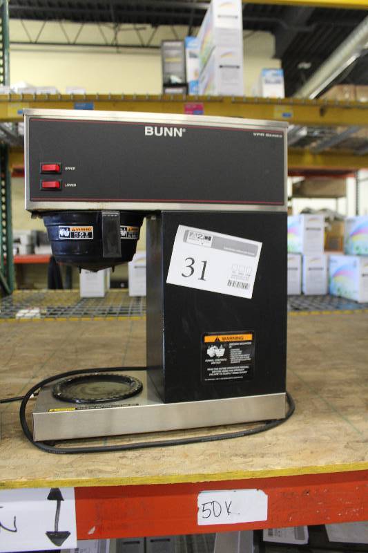 lot 31 image: Bunn VPR Series Coffee Machine
