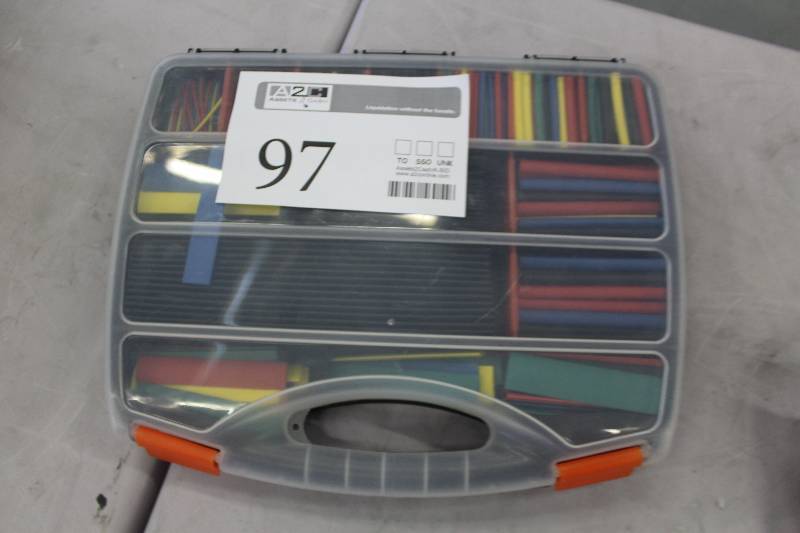 lot 97 image: Label Sleeve Kit w Organizer