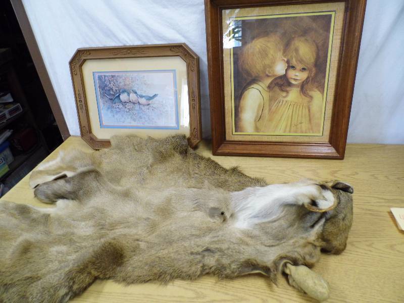 lot 49 image: Deer Hide - Picture - Tote