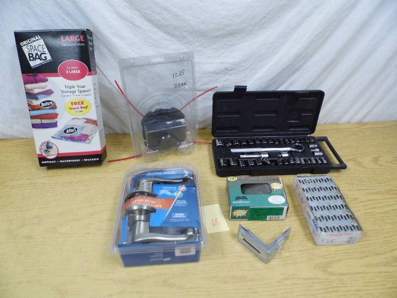 lot 68 image: Space Bags - Lockset - Tools