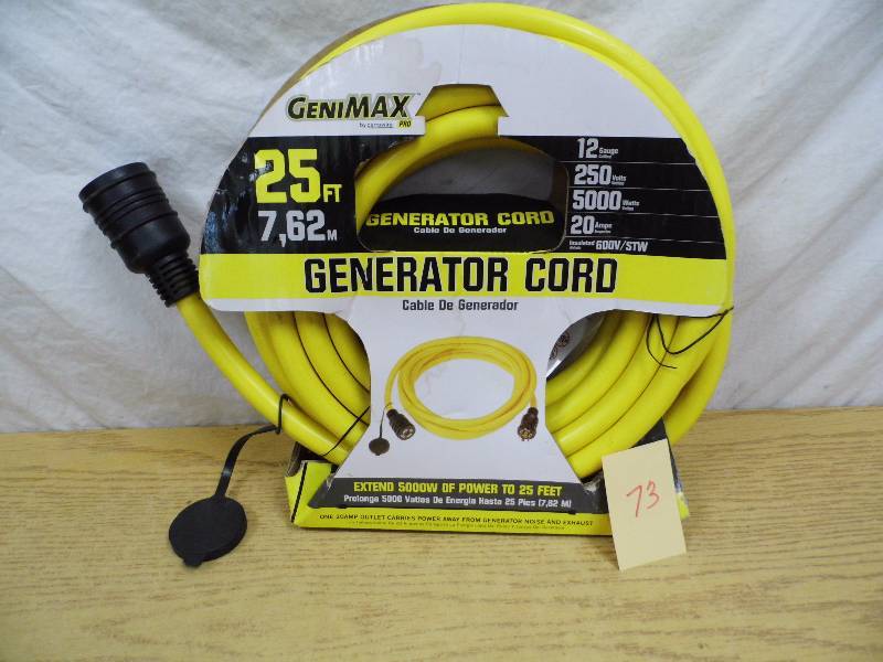 lot 73 image: Generator Cord
