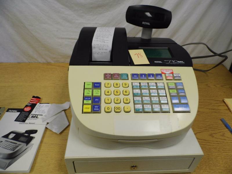 lot 78 image: Royal Cash Register