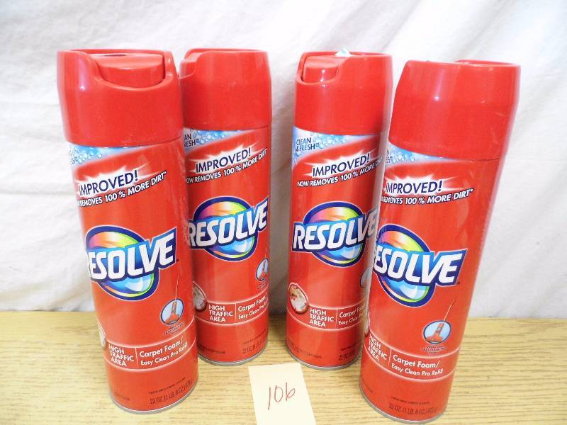 lot 106 image: New Resolve Carpet Cleaner