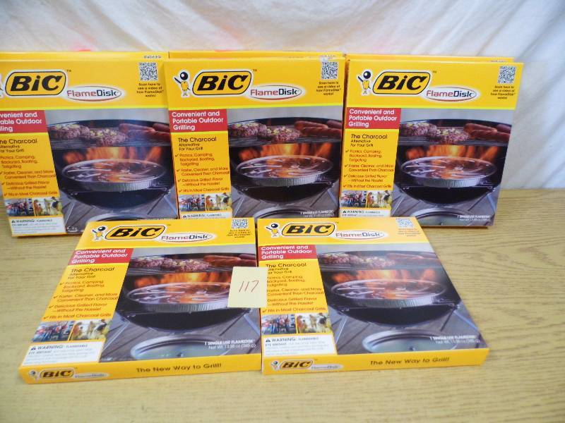 lot 117 image: 8 Packs Bic Grill Flame DIscs