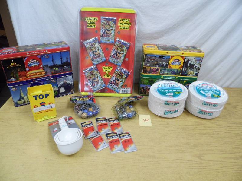 lot 122 image: Collector Spiderman Marbles - Yu Gi Oh