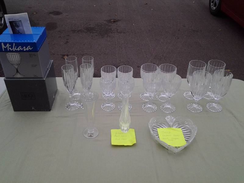 lot 23 image: 24-Pieces Mikasa (Made In W Germany) Park Lane Pattern-Full Lead Crystal Stemware
