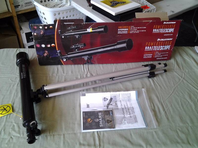 lot 73 image: Celestron Telescope With Manual