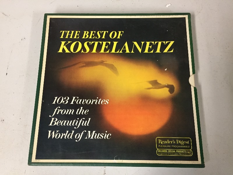 lot 39 image: Vintage Vinyl Record Album Set - Readers Digest The Best of Kostelanetz