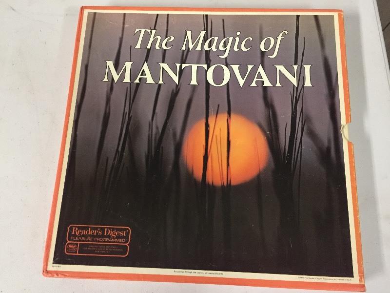 lot 37 image: Vintage Vinyl Record Album Set - Readers Digest The Magic of Mantovani