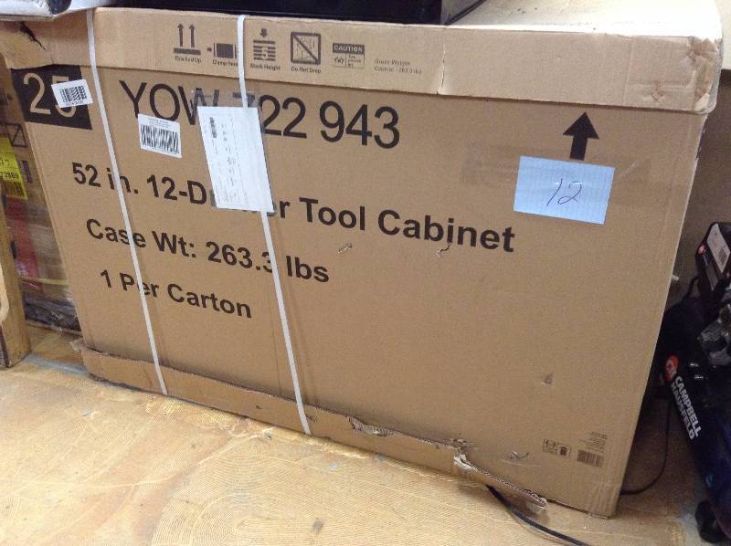 Husky 52 in. 12-Drawer Tool Cabinet in box not used